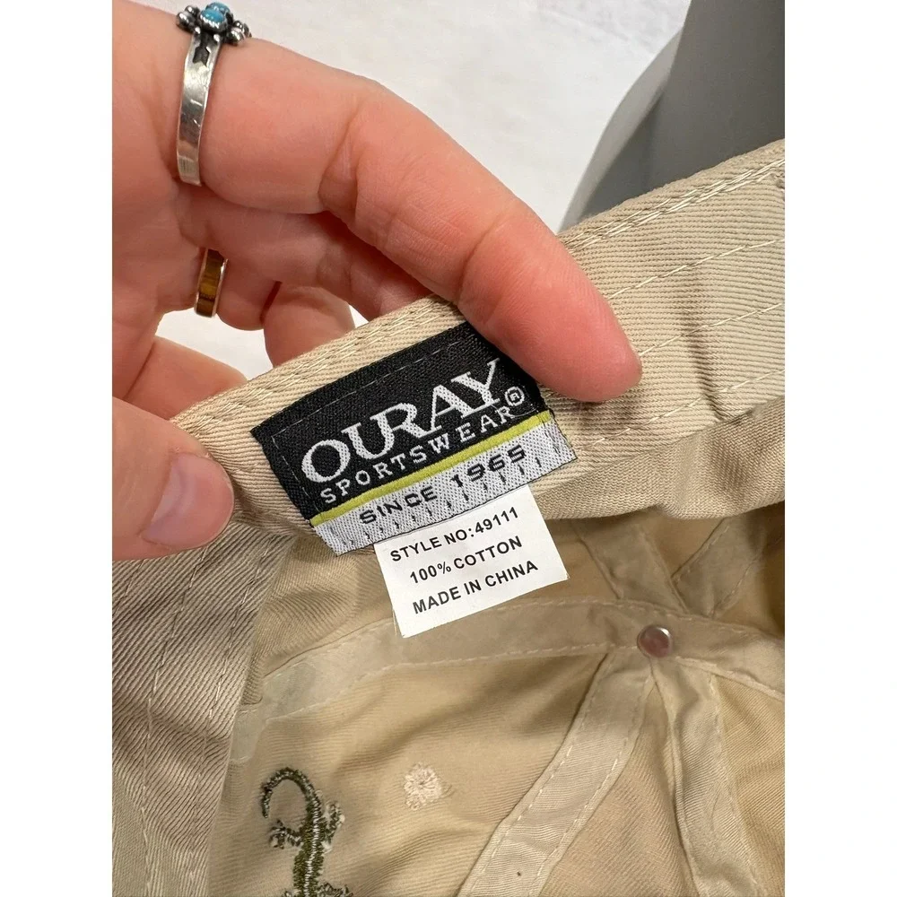 Ouray Mesa Verde National Park Tan Khaki Embroidered‎ Dad Hat Cap 49111 Mens